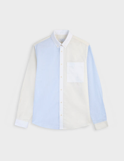 Fun shirt William rayée jaune