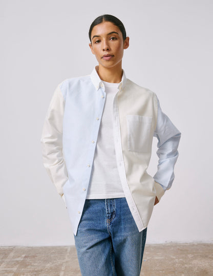 Fun shirt William rayée jaune