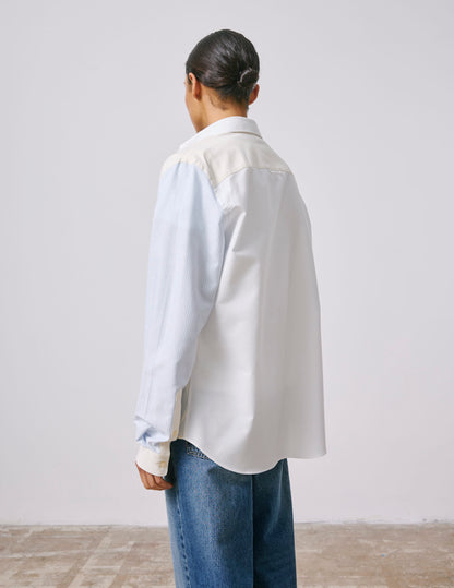 Fun shirt William rayée jaune