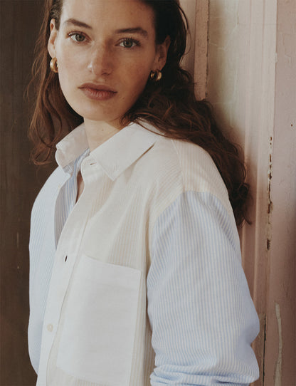 Fun shirt William rayée jaune