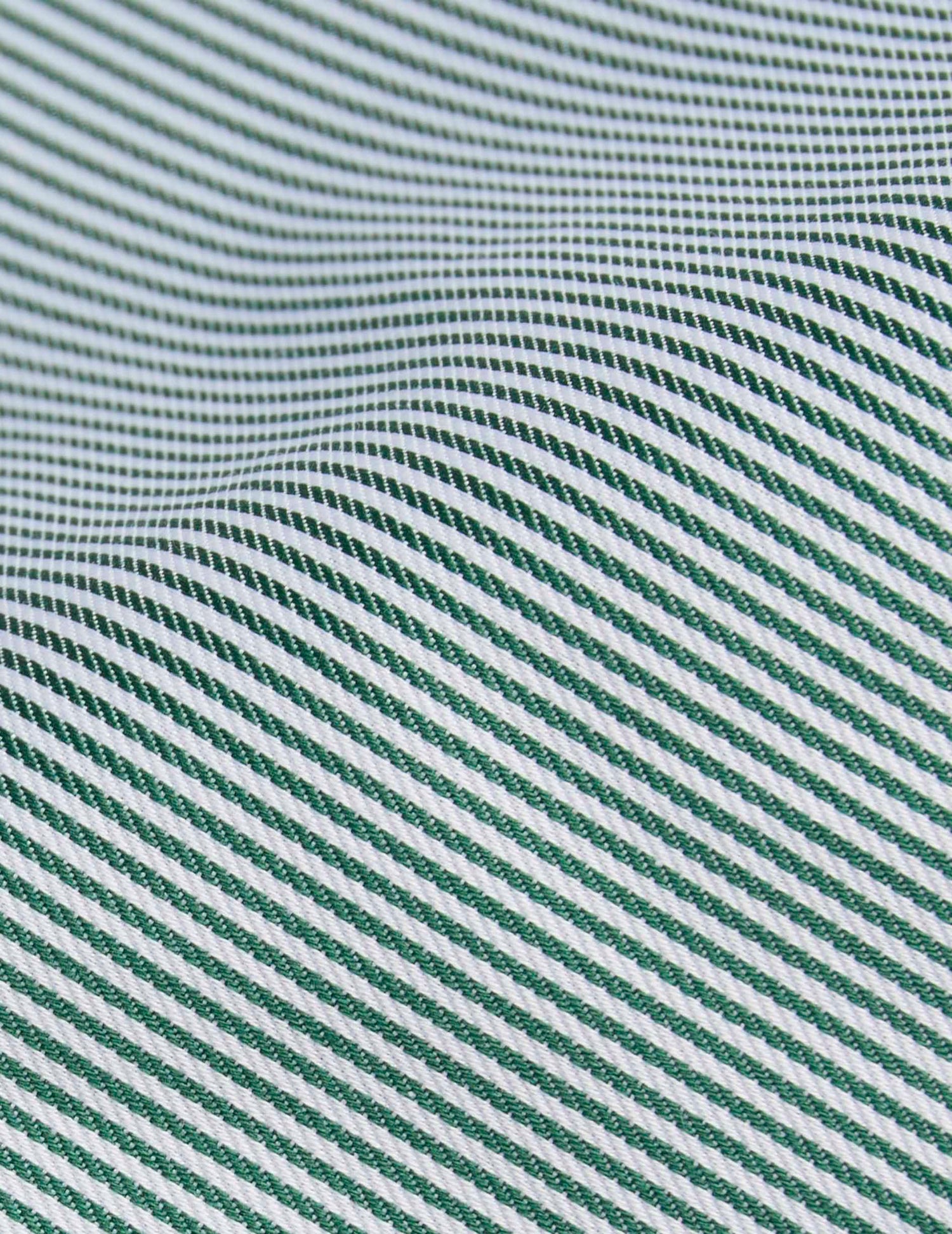 Chemise classique Voyage rayée verte - Twill - Col Américain#2