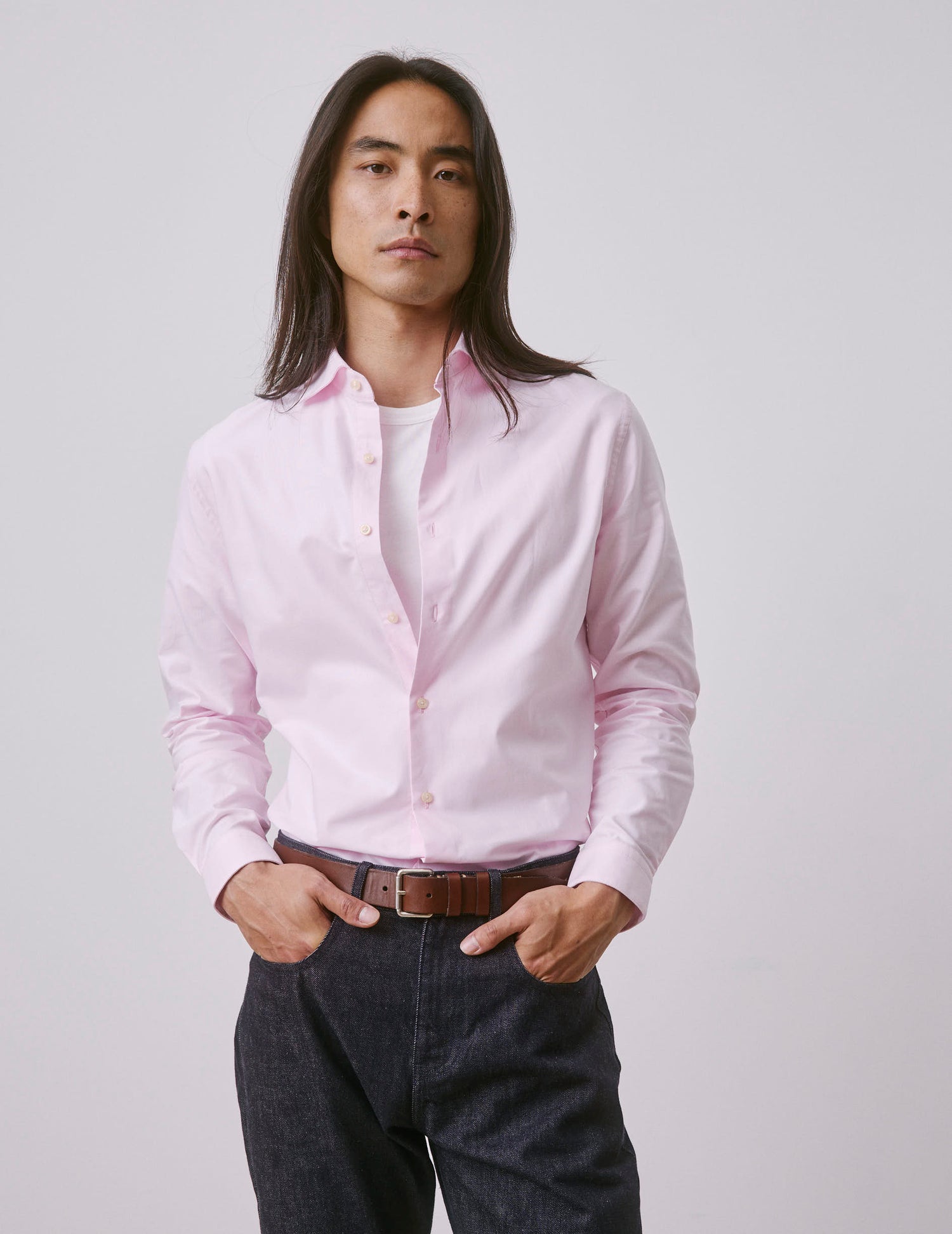 Light pink Aristote shirt - Oxford - Italian Collar#3