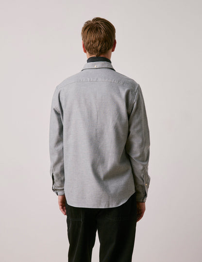 Chemise Aristote en flanelle gris