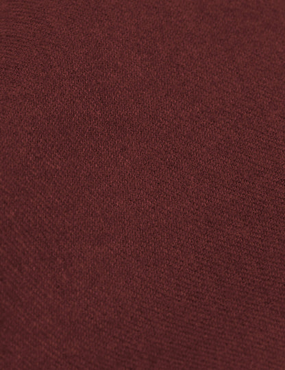 Burgundy flannel Auguste shirt