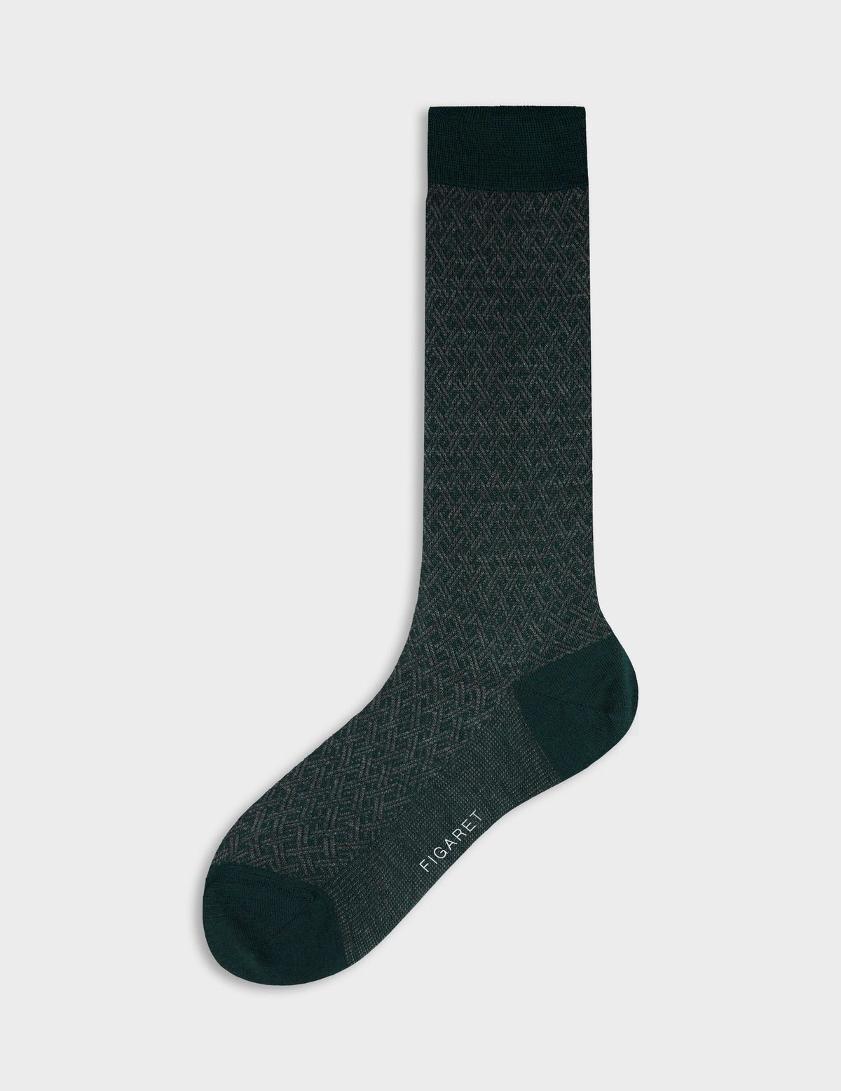 Chaussettes en laine verte