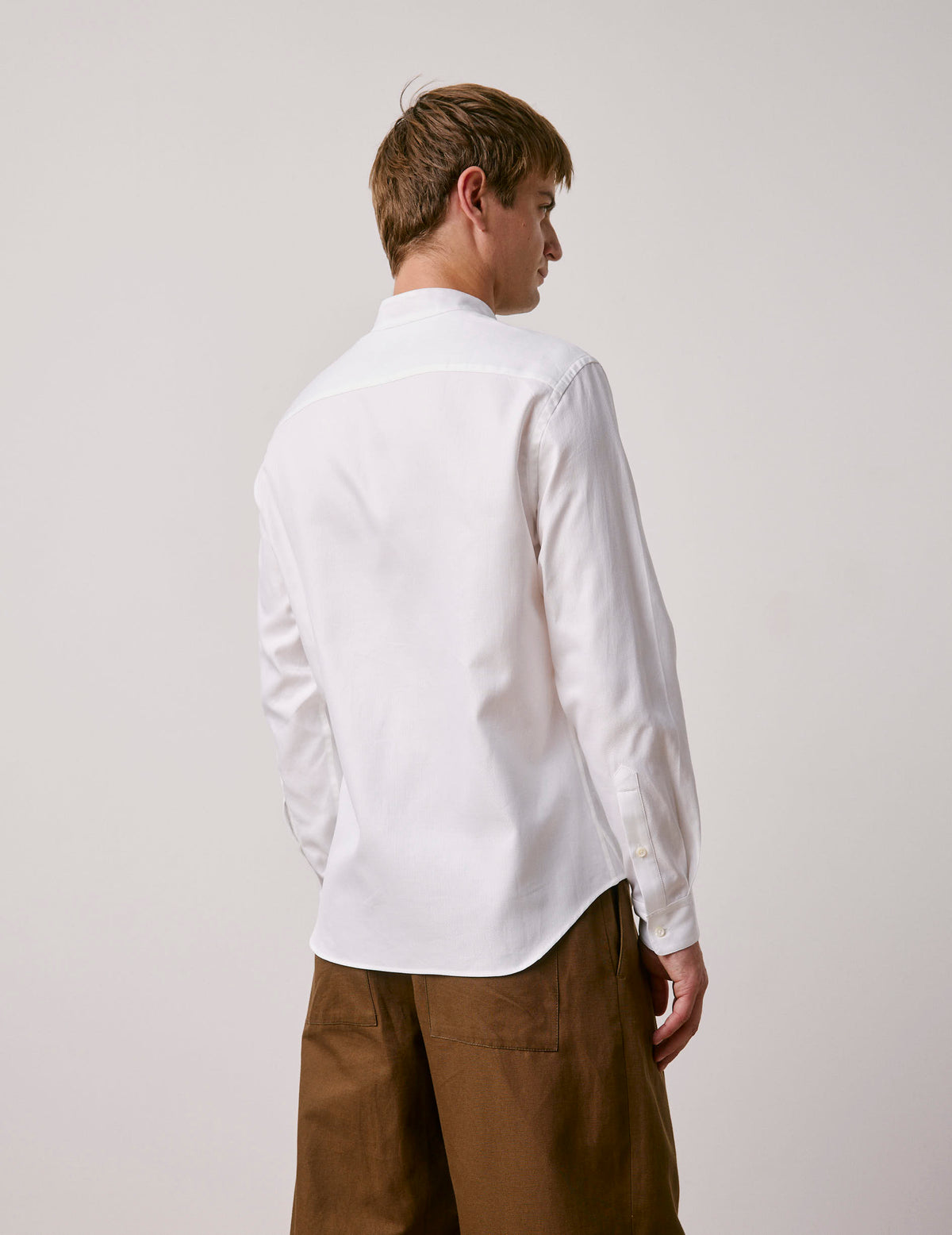 Chemise Carl blanche - Chevron - Col Carl#2