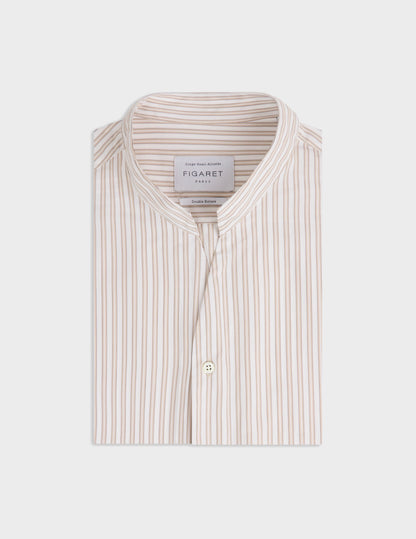 Carl striped beige shirt