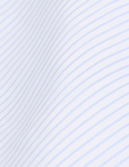 Chemise Carl rayée bleu clair