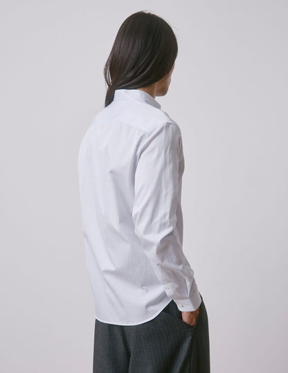 Chemise Carl rayée bleu clair