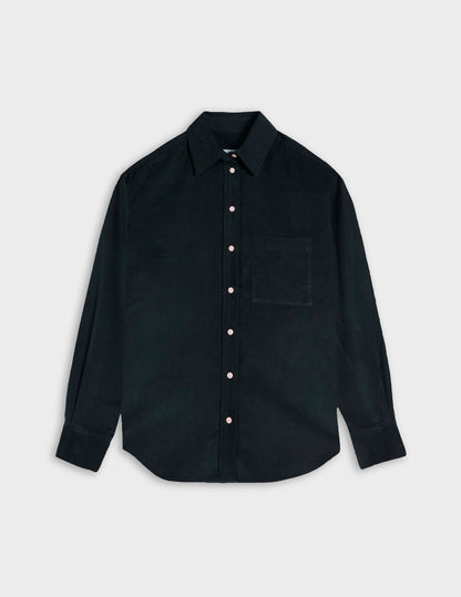 Navy blue velvet Charlotte shirt