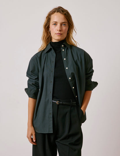 Chemise oversize Delina verte