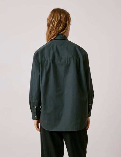 Chemise oversize Delina verte