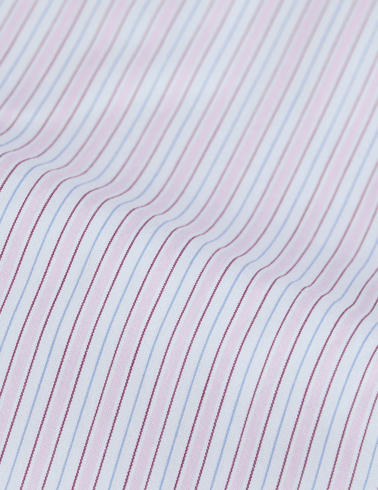 Chemise ajustée rayée rose - Popeline - Col Figaret#2