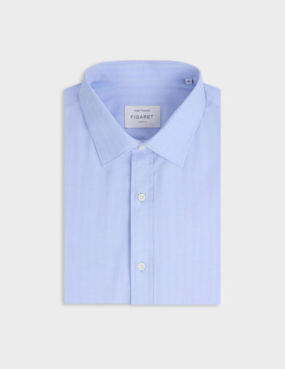 Chemise classique bleue