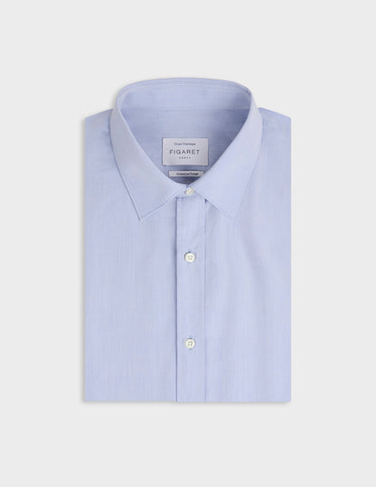Chemise classique Voyage bleue