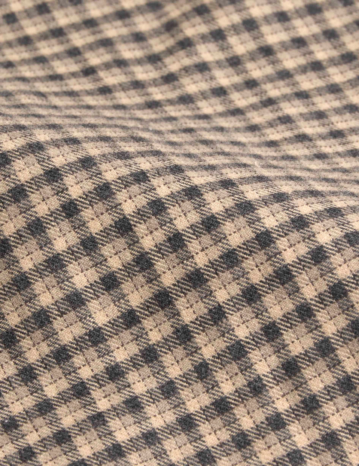 Chemise Florian en flanelle à carreaux beige - Flanelle - Col Français#6