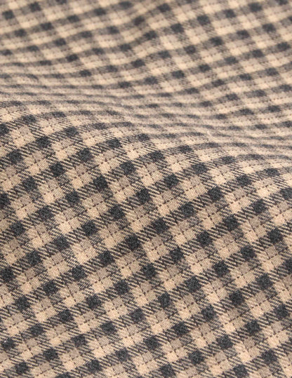 Chemise Florian en flanelle à carreaux beige