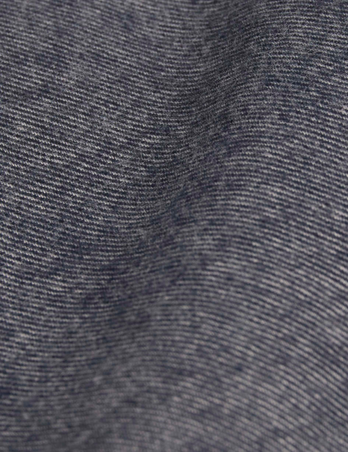 Chemise Florian en flanelle grise - Flanelle - Col Français
