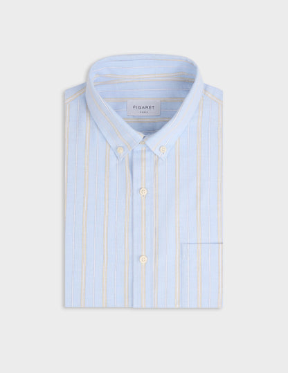 Chemise Gabriel rayée jaune