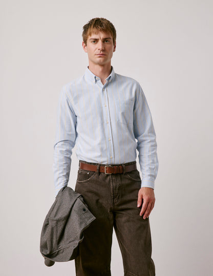 Chemise Gabriel rayée jaune