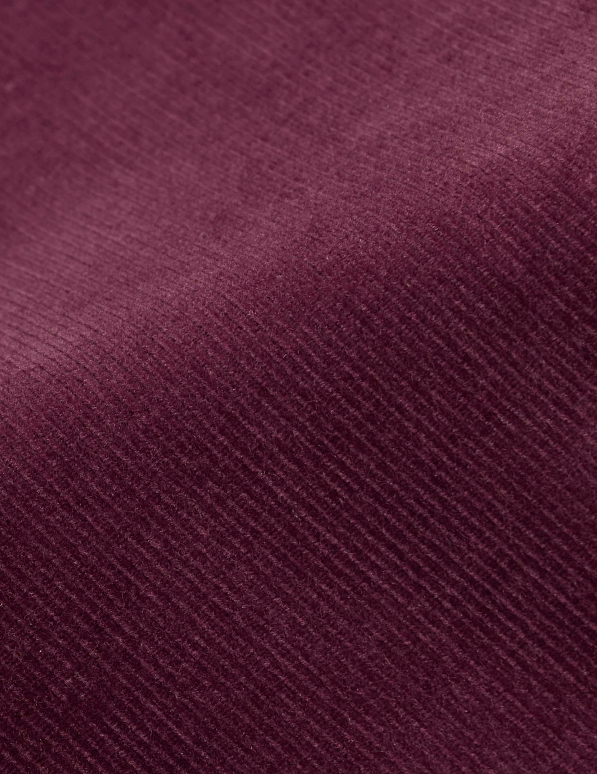 Chemise Gabriel en velours bordeaux - Velours - Col Américain