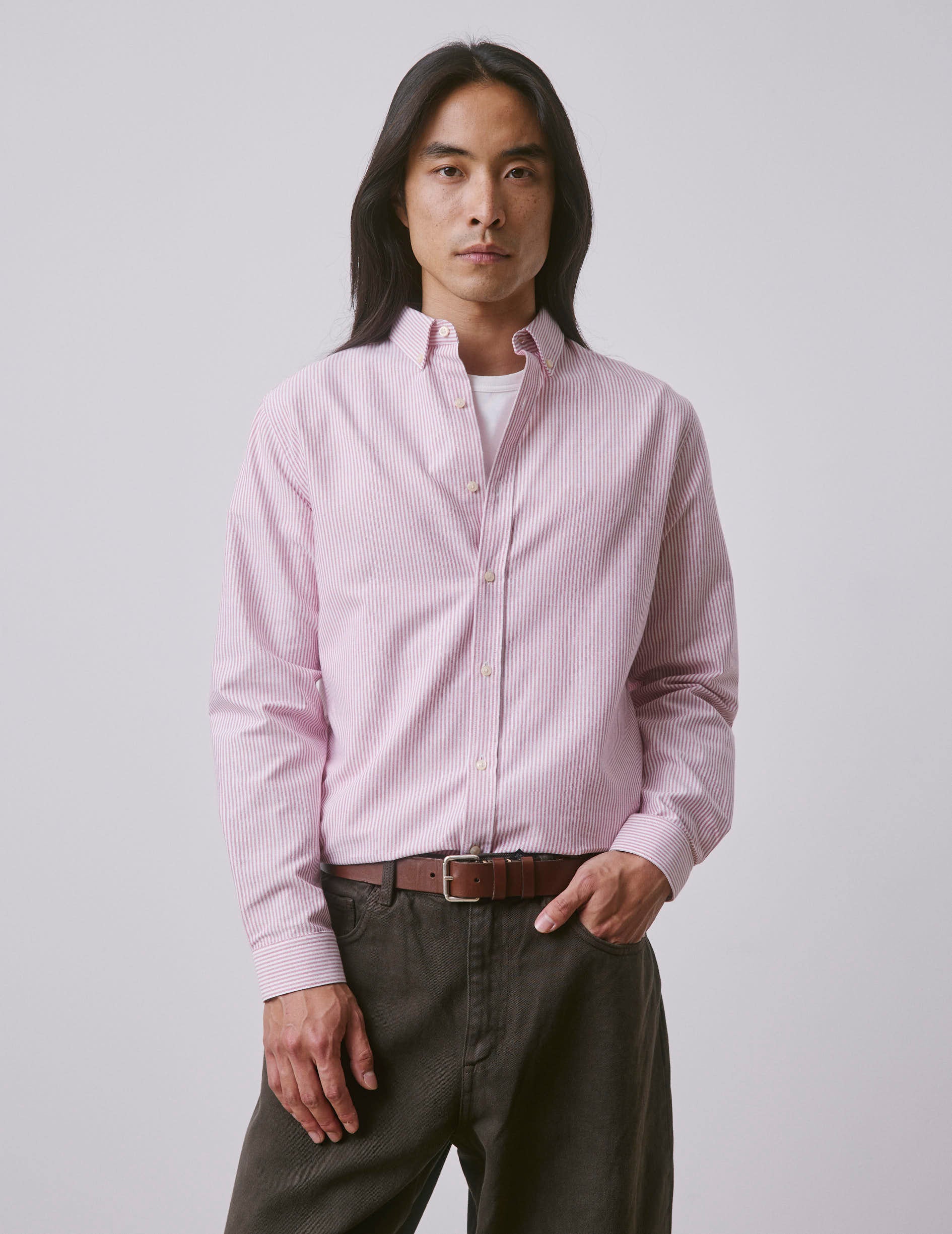 Red striped Gaspard shirt