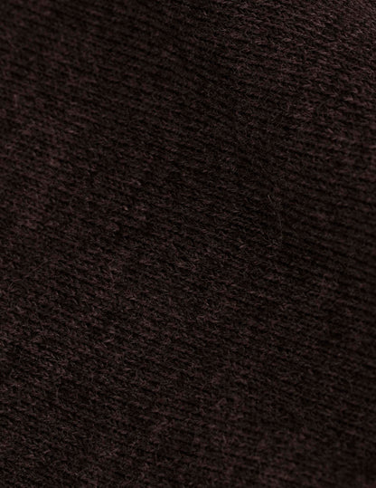 Pull Giovani en laine mérinos marron