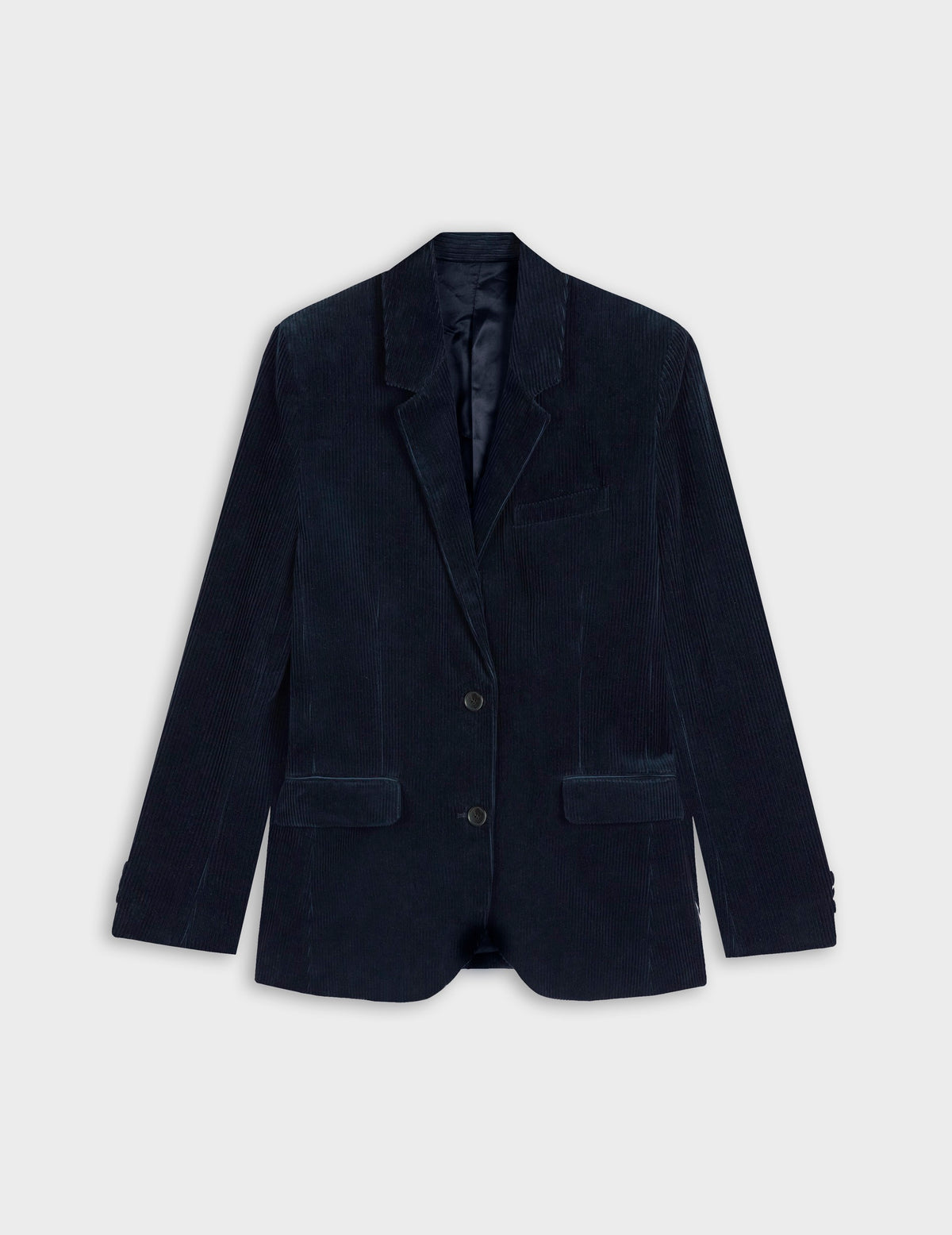 Blazer Glory en velours côtelé marine