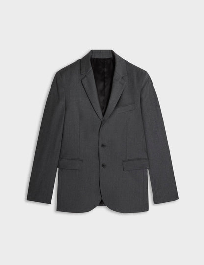 Veste de costume Gordon en laine vierge grise