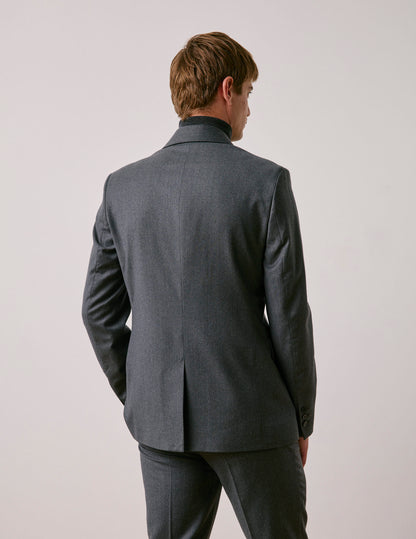 Veste de costume Gordon en laine vierge grise