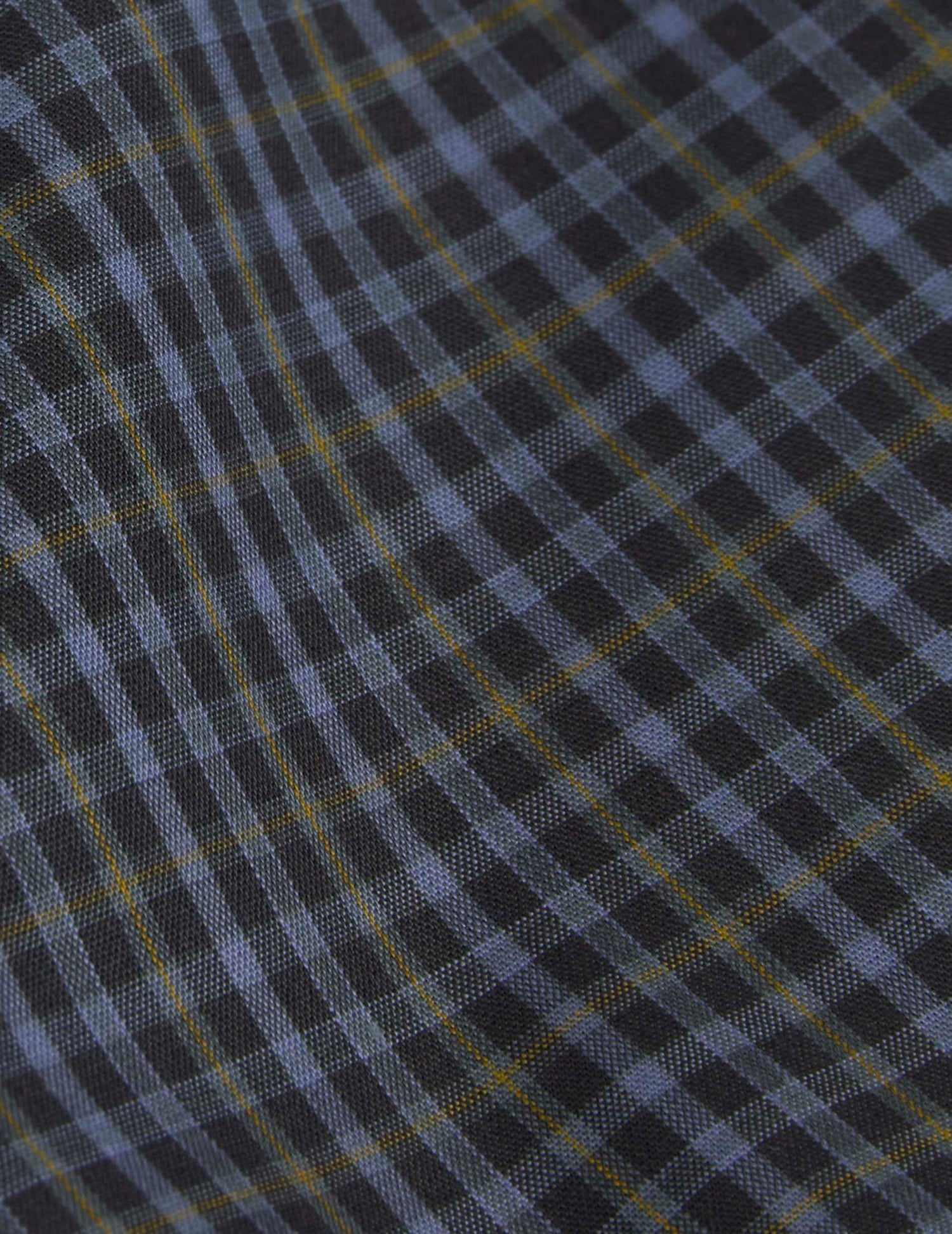 Chemise Greta à carreaux bleus - Popeline - Col Victorien#5