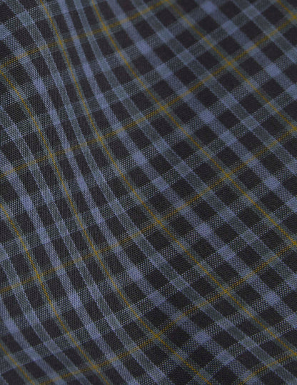 Chemise Greta à carreaux bleus