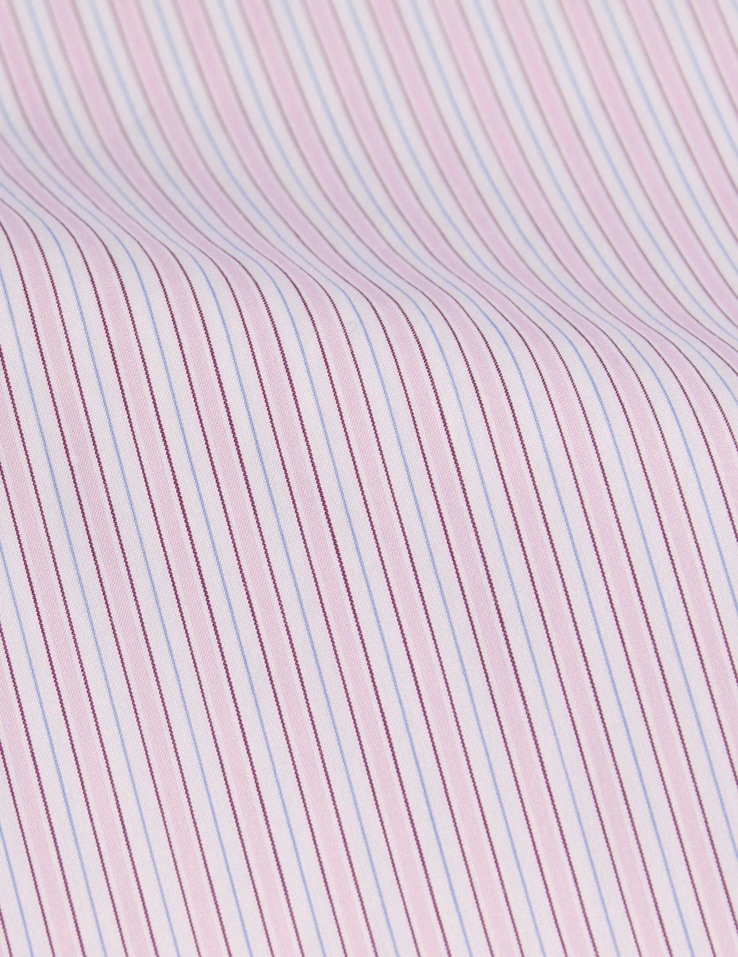 Chemise Greta rayée rose - Popeline - Col Victorien#7