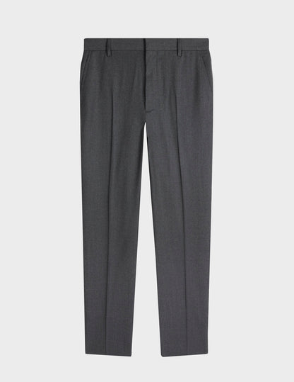 Pantalon de costume Greyson en laine vierge grise