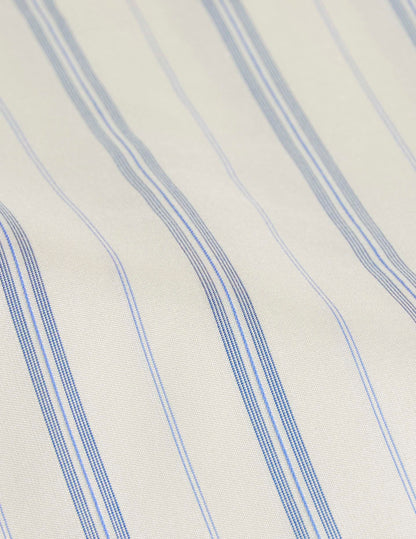 Chemise Hannah rayée bleu clair