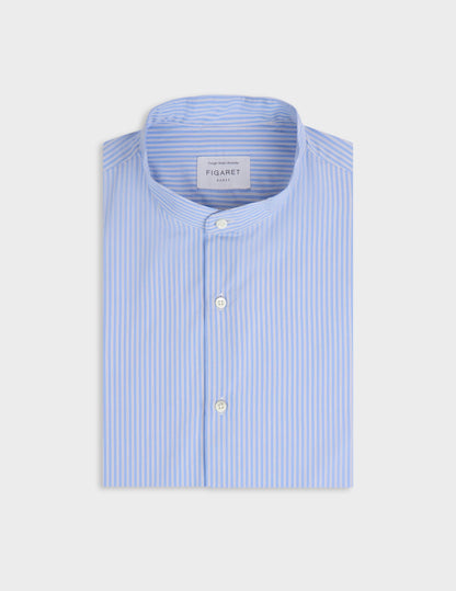 Chemise Herwin rayée bleue