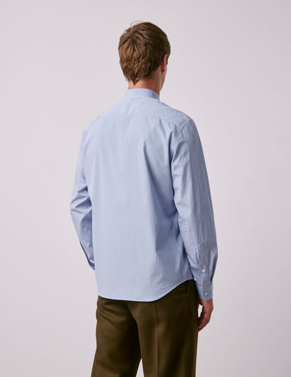 Chemise Herwin rayée bleue