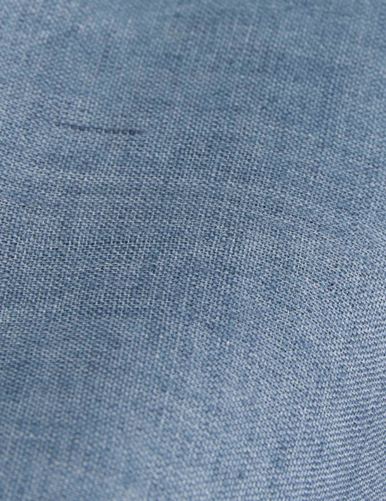 Blue linen Herwin shirt - Linen - Officer Collar#5
