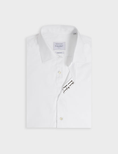 Chemise mixte Hugo blanche