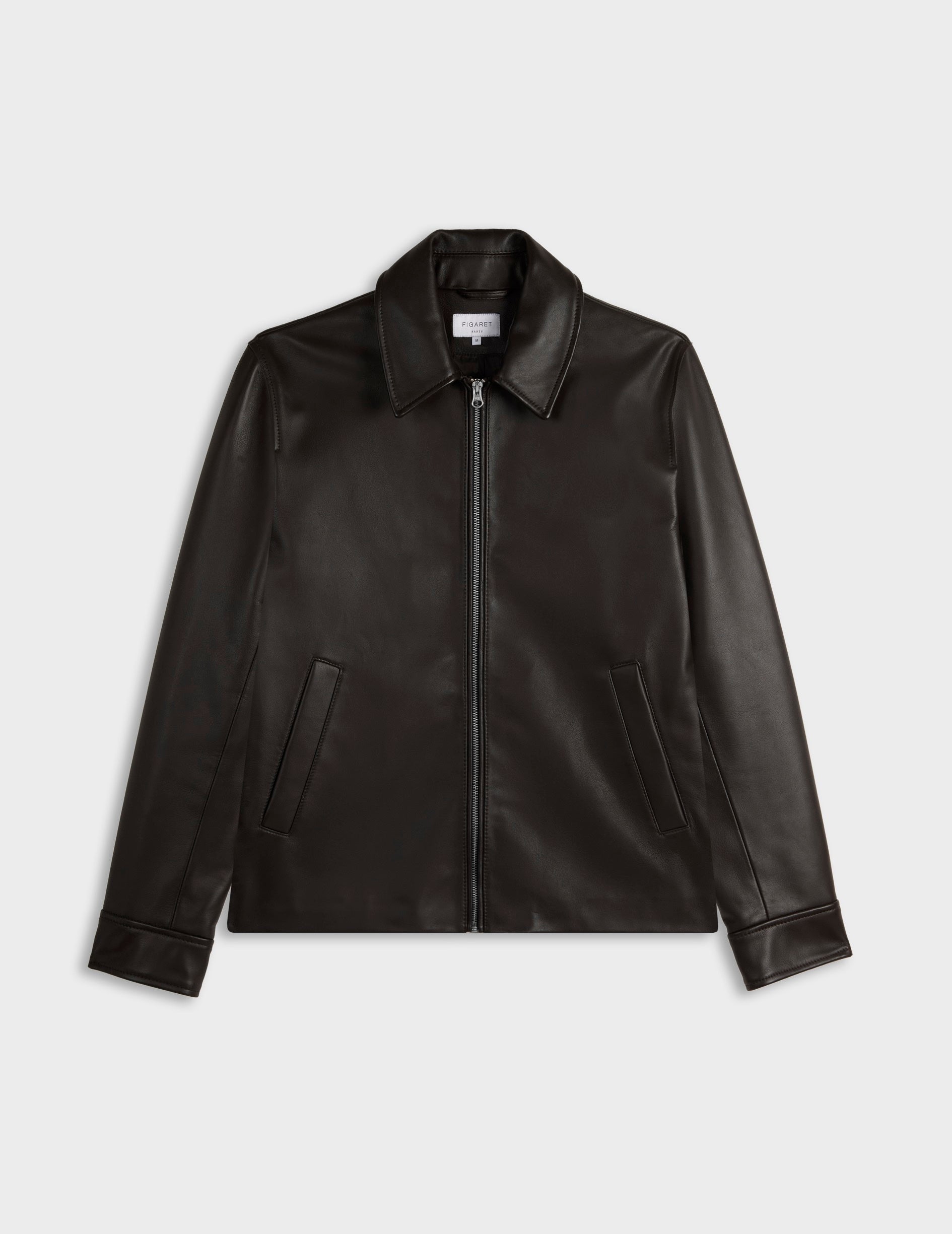 Brown leather Hunter jacket