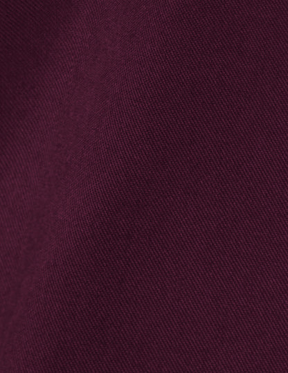 Chemise Innaée en lyocell bordeaux