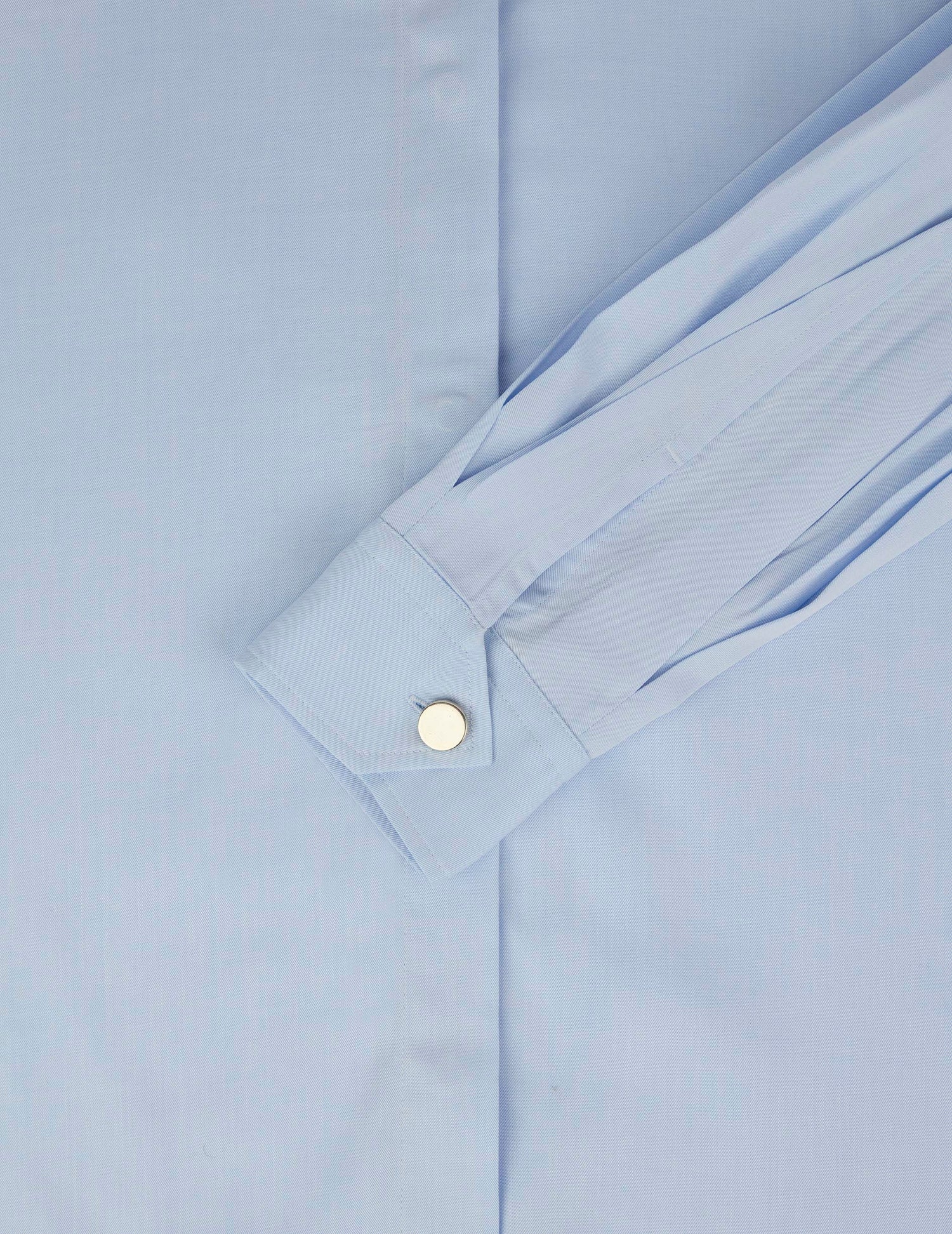 Chemise Innaée en lyocell bleu clair - Lyocell - Col Droit montant pointe#2