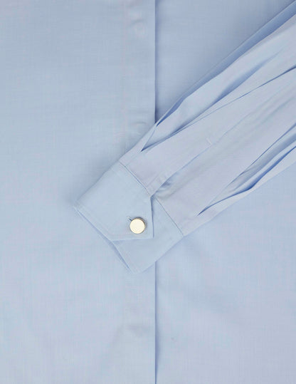 Chemise Innaée en lyocell bleu clair