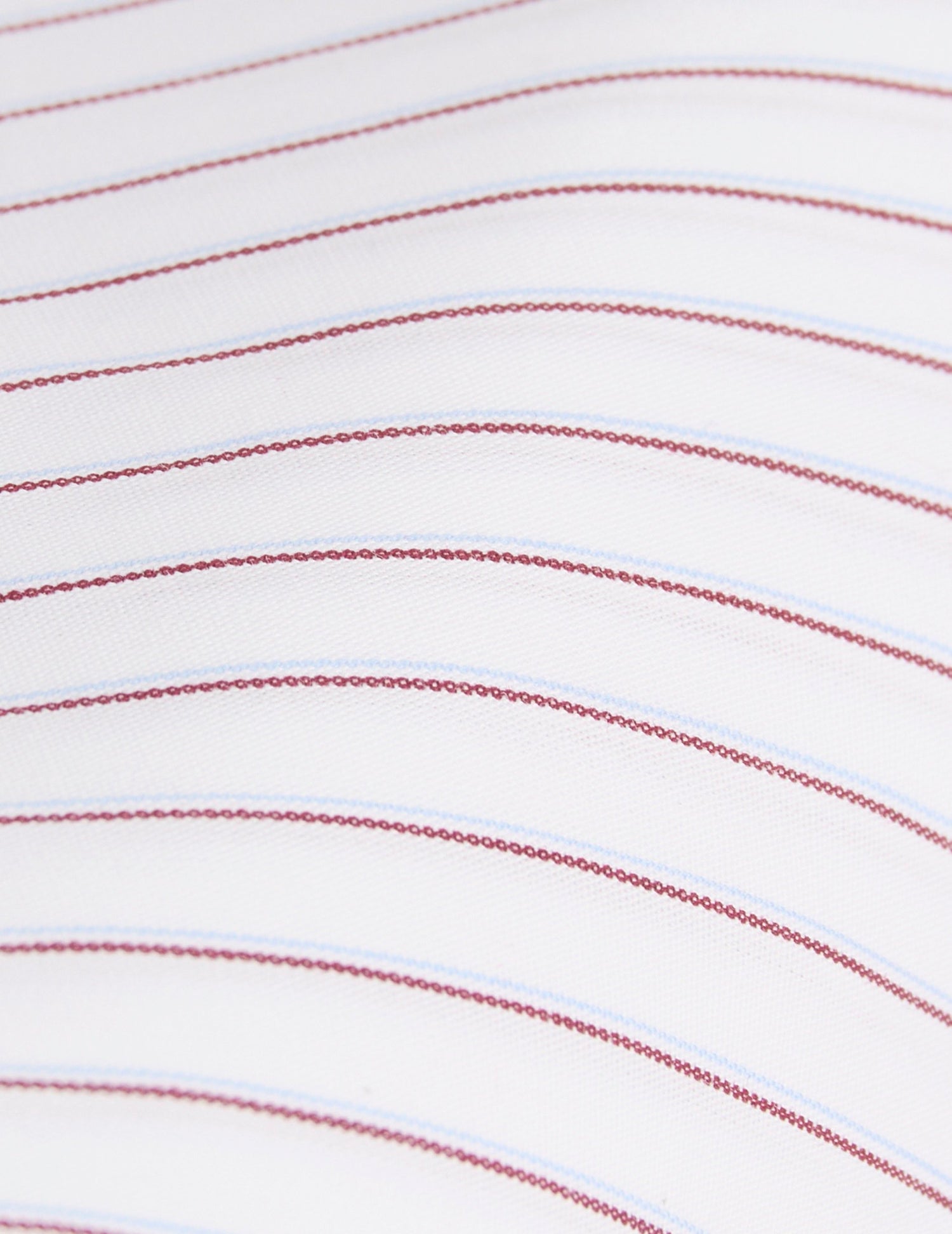 Chemise classique rayée rouge - Popeline - Col Italien#2