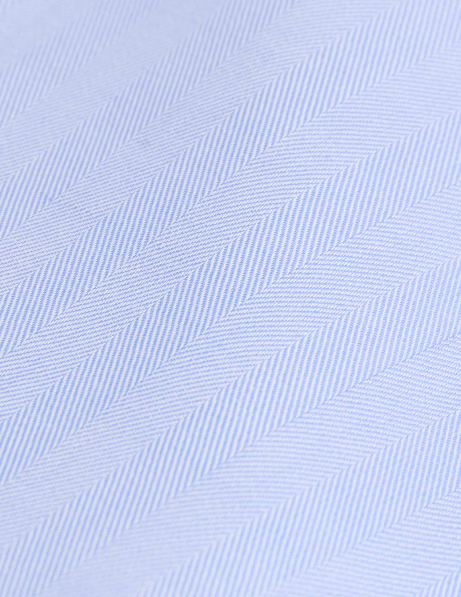 Chemise semi-ajustée bleue - Chevron - Col Italien#2