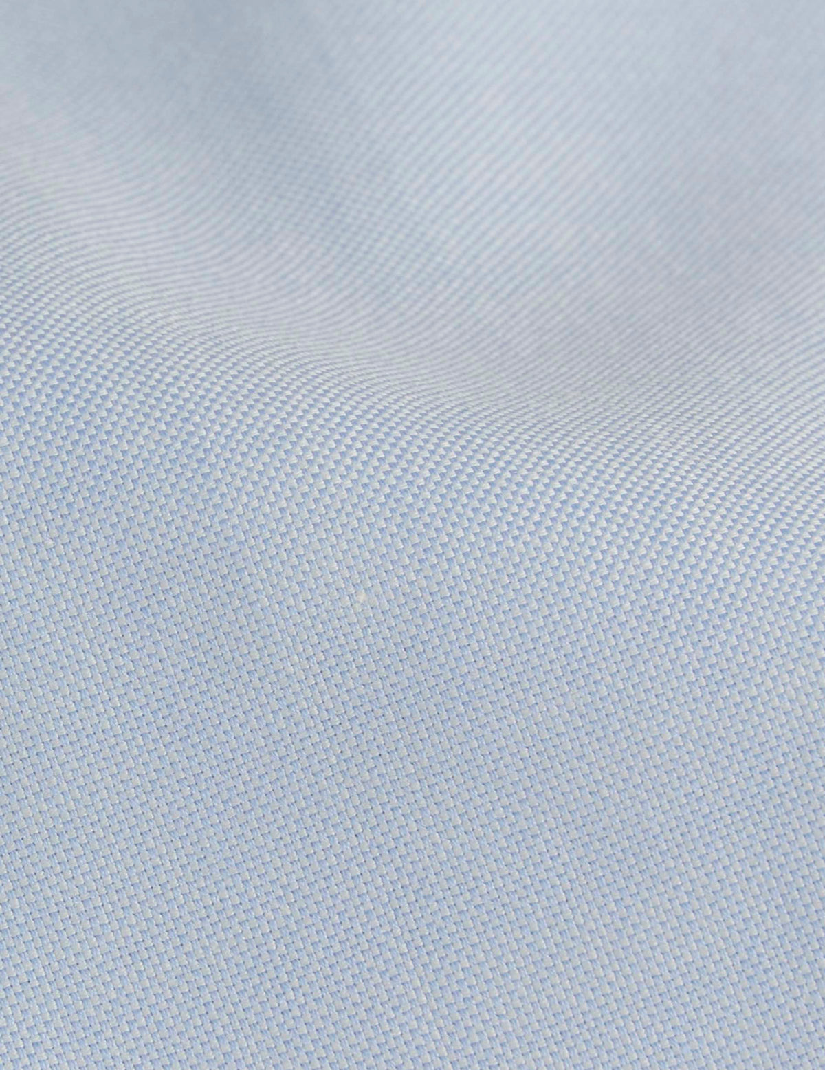 Chemise semi-ajustée en laine et cachemire bleu clair - Laine - Col Italien