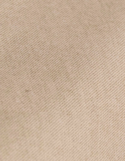 Chemise mixte "Je t'aime" en coton et cachemire beige