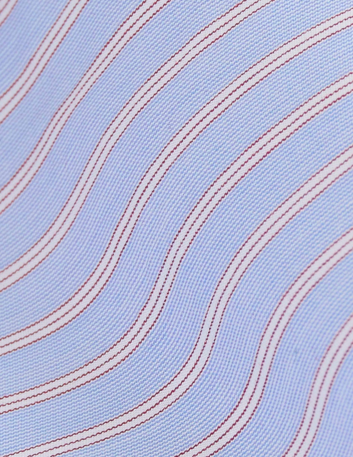 Chemise mixte "Je t'aime" bleue rayée - Popeline - Col Figaret#9