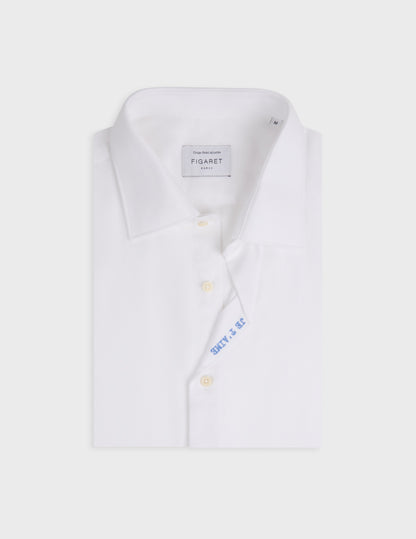 Chemise mixte "Je t'aime" blanche