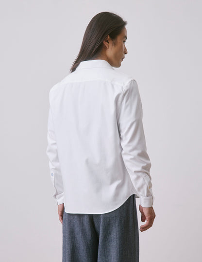 Chemise mixte "Je t'aime" blanche